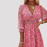 Maria - Vestido Floral de Primavera