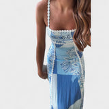 Marta - Vestido Longo Brisa Azul