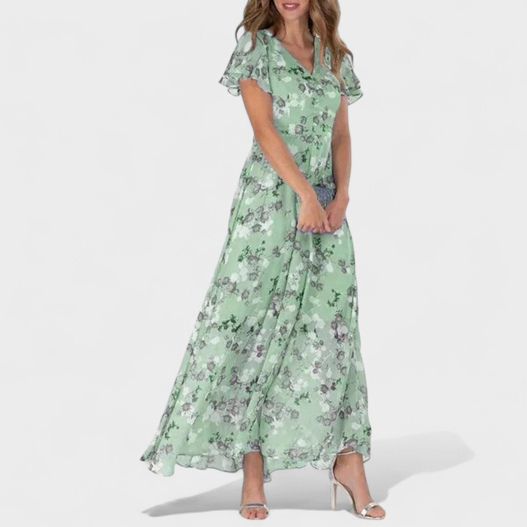 Andreia - Vestido Longo Floral