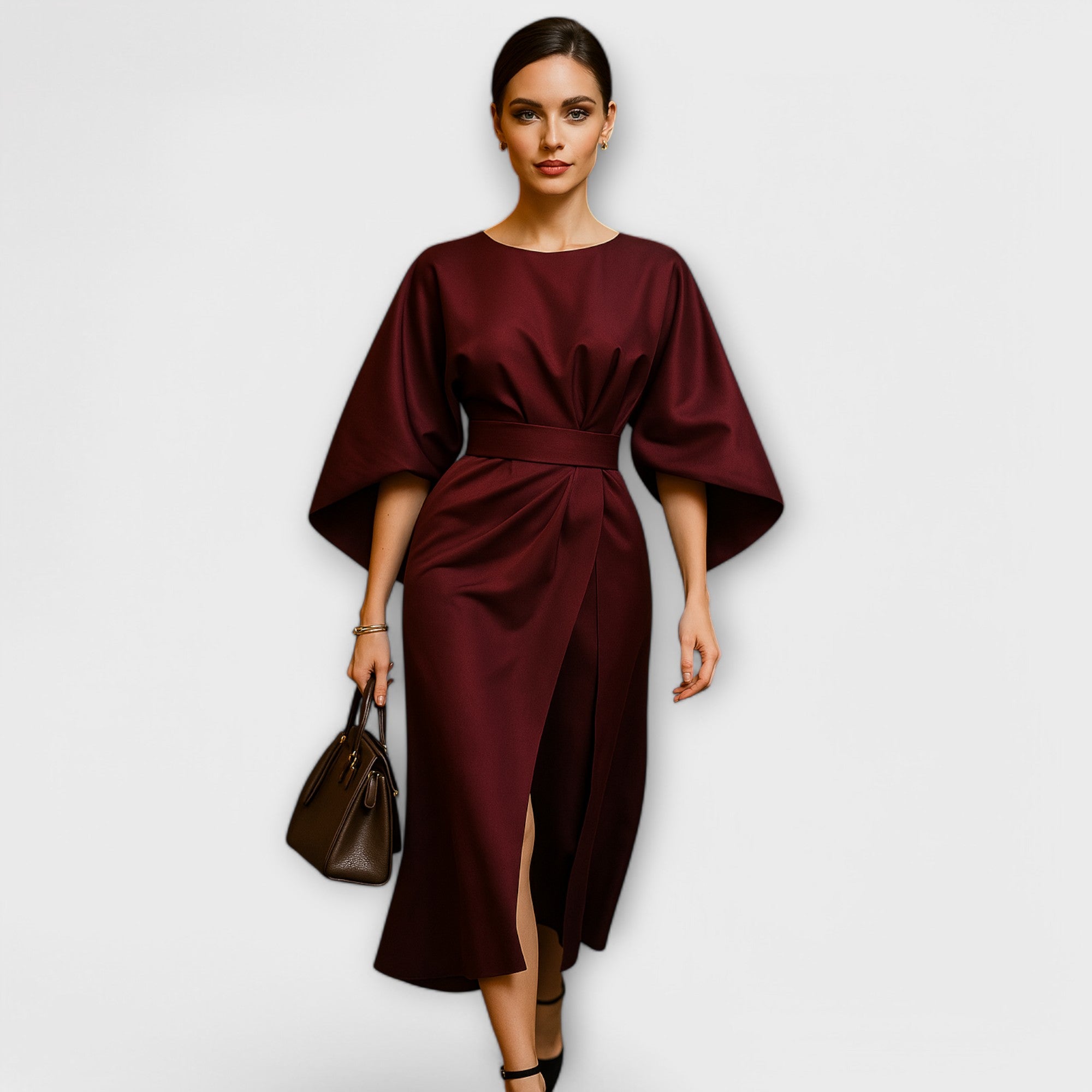 Sonia - Vestido elegante com mangas