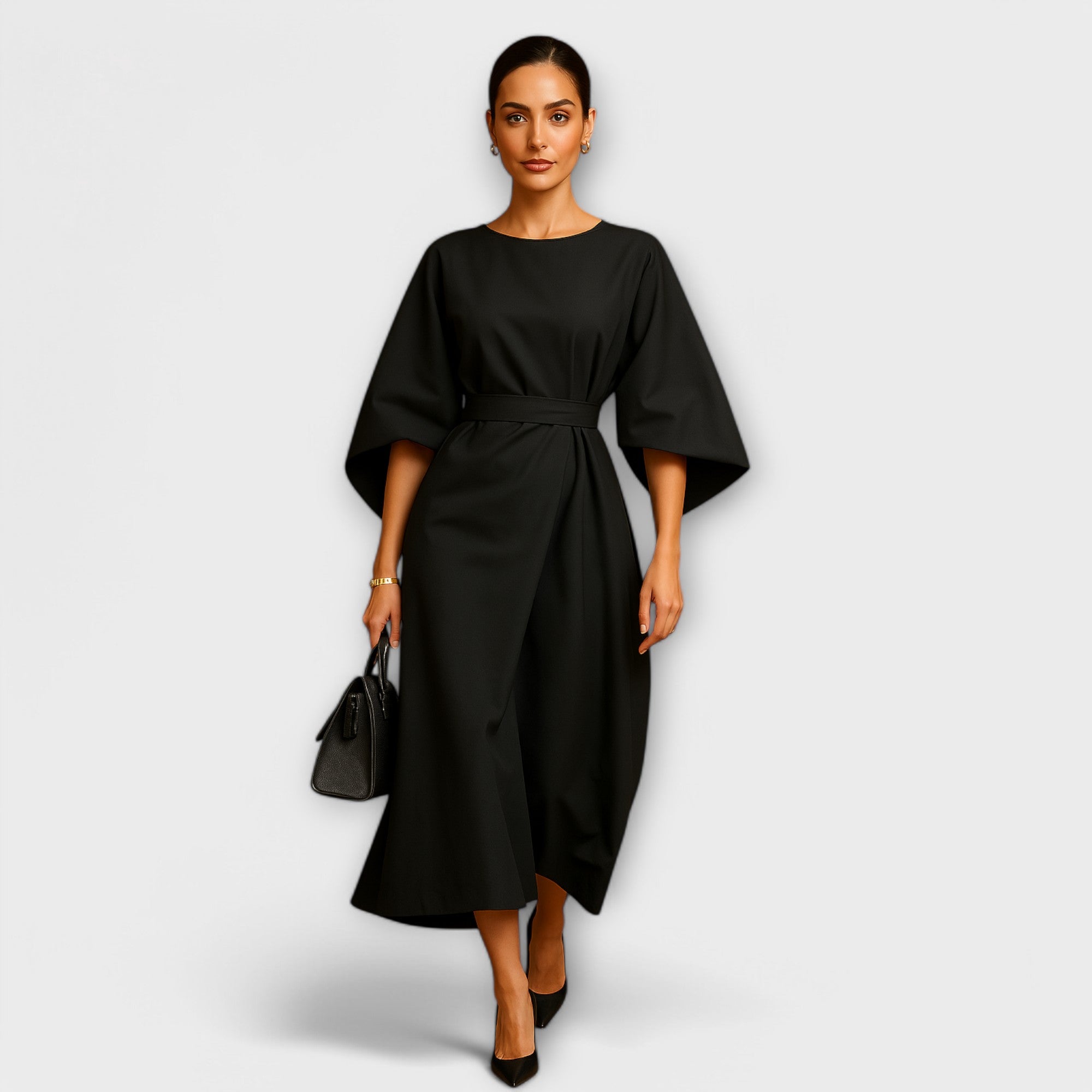 Sara - Vestido elegante com mangas