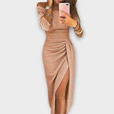 Lena - Vestido elegante sem ombros