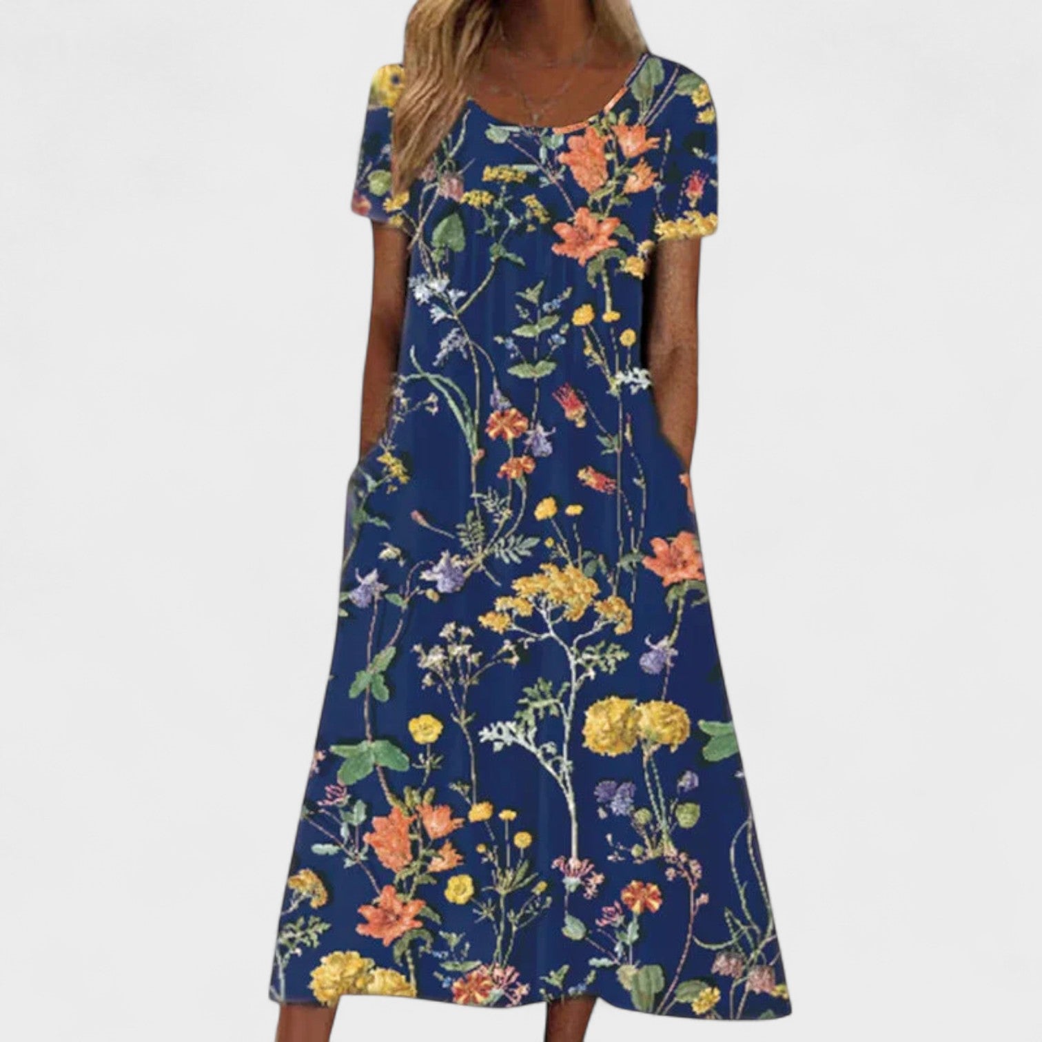 Amélia – Vestido Longo de Primavera