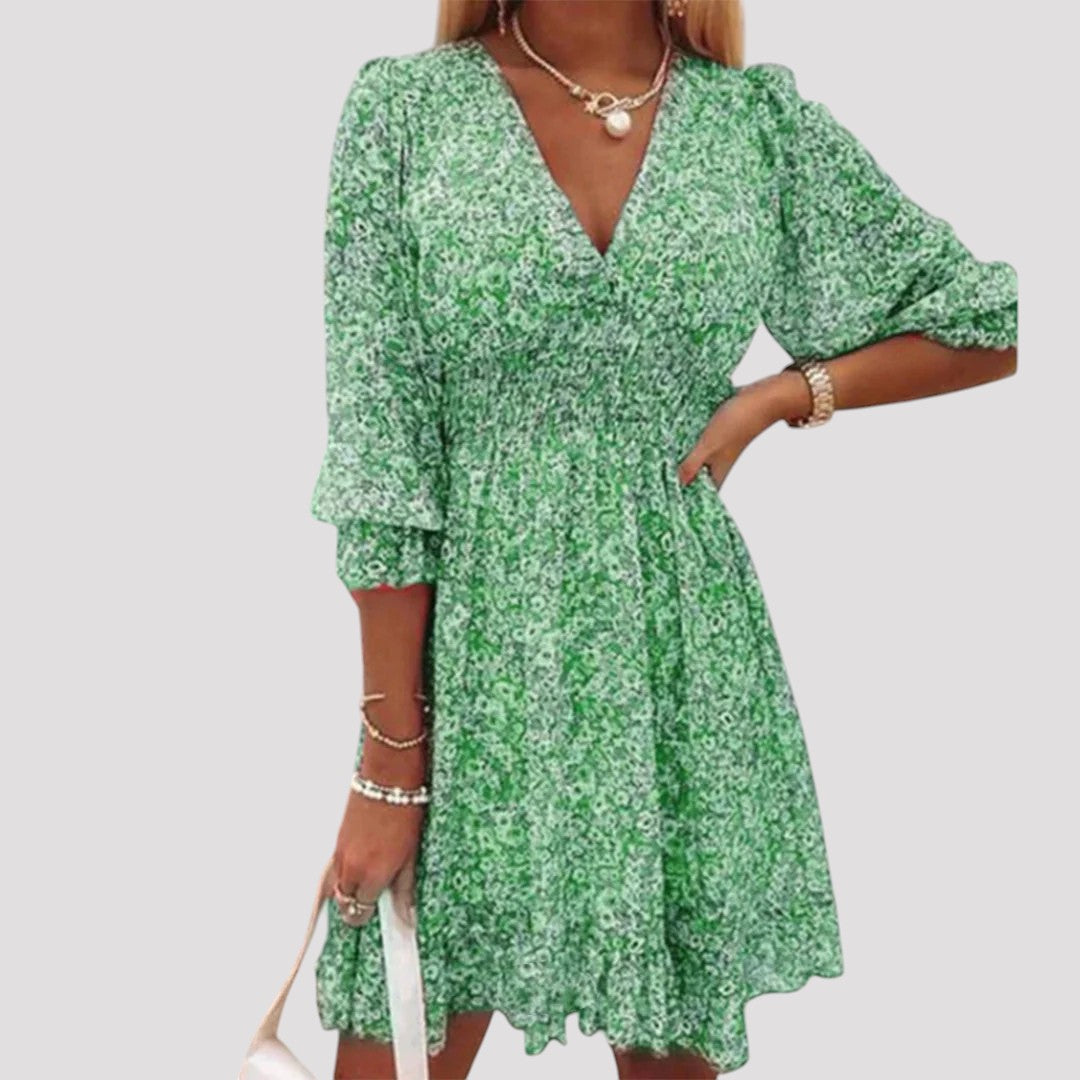 Maria - Vestido Floral de Primavera