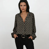 Beatriz - Blusa elegante com decote em V