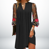 Vestido elegante com elegância intemporal