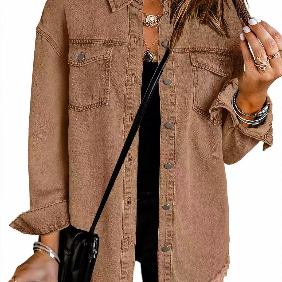 Roxane - Casaco de ganga clássico