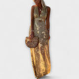 Tatiana - Vestido Fluído com Decote em V