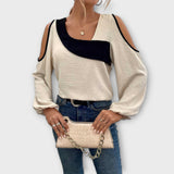 Mariana - Blusa com decote quadrado