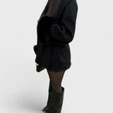 Woolcat – Casaco elegante com detalhes em pele