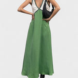 Lara - Vestido Comprido Bicolor