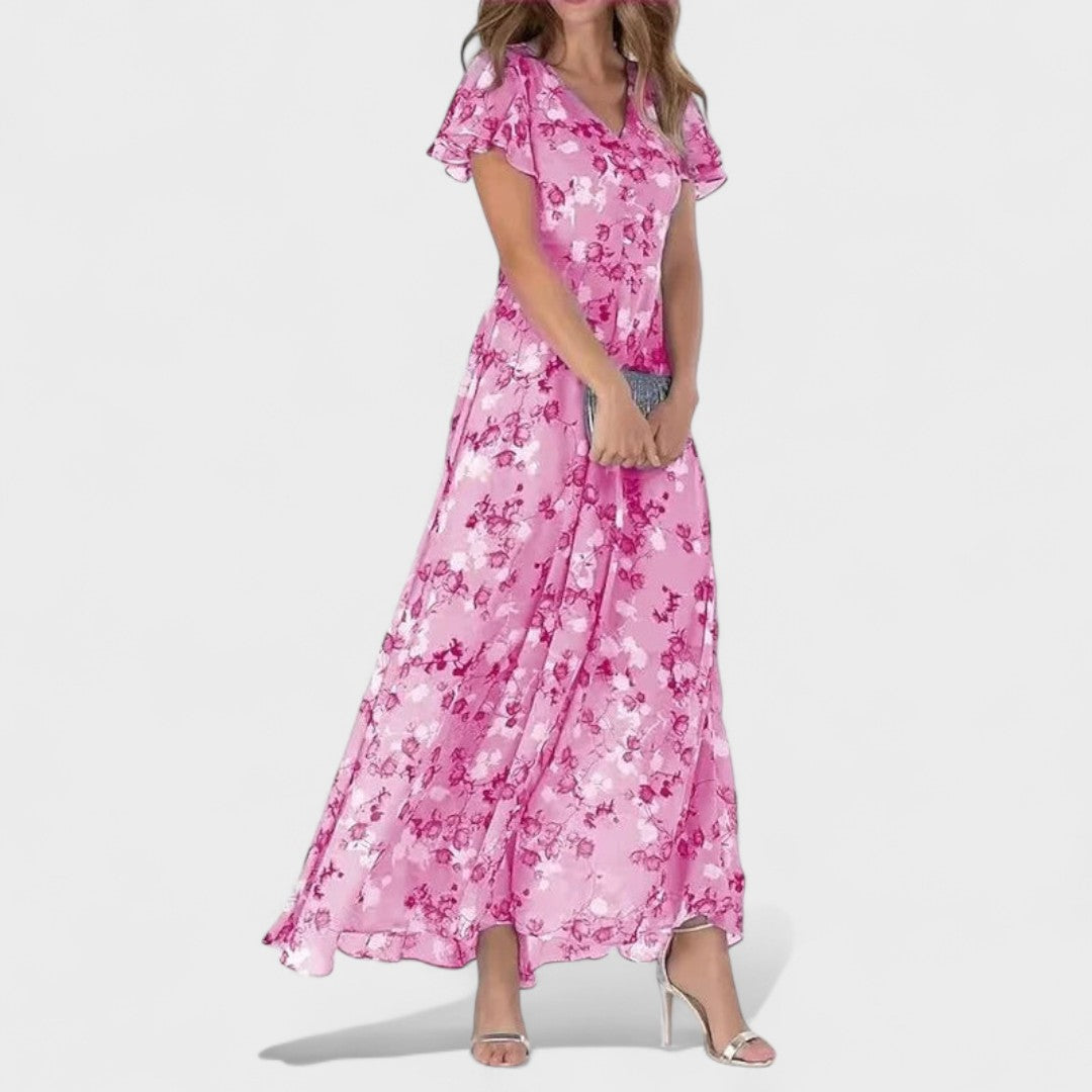 Andreia - Vestido Longo Floral