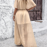 Beatriz - Vestido maxi com ombros à mostra