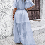 Beatriz - Vestido maxi com ombros à mostra